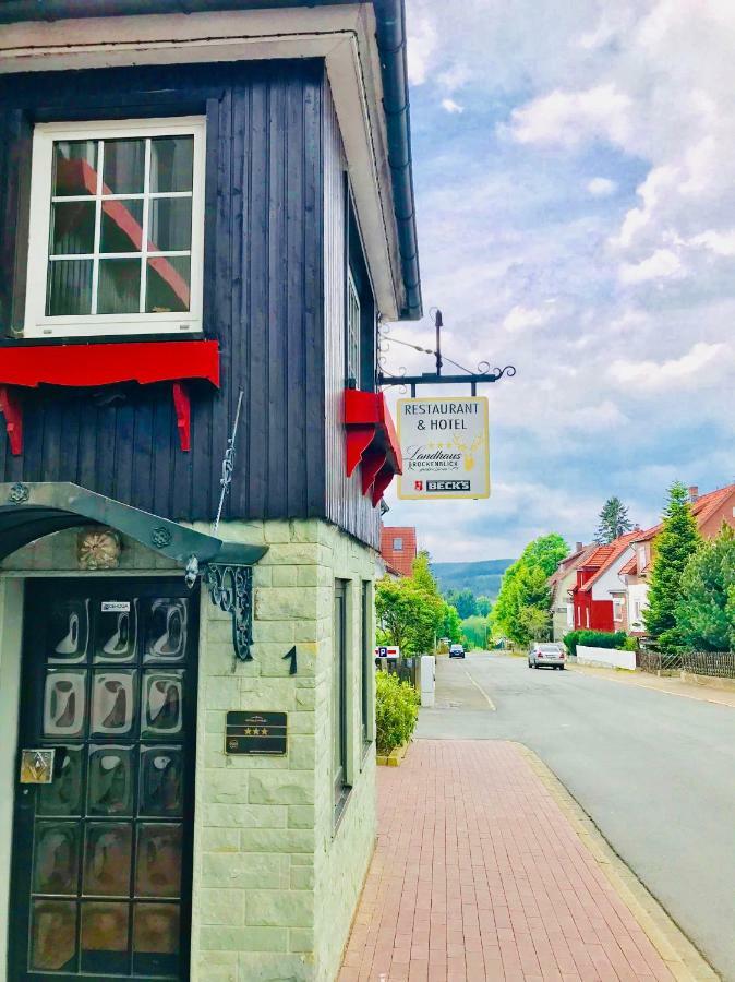 Hotel Landhaus Brockenblick Hohegeiß Esterno foto